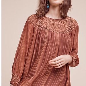 🌼Anthropologie Bresle Smocked Top🌼